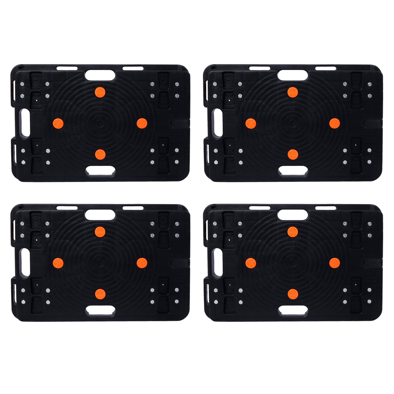 4Pcs Moving Dolly, Heavy Duty Furniture Rolling Mover, Interlocking Moving Dolly with 4 Wheels for Couch Boxes Heavy Items, 23.6 x 15.7 inch 330 Lbs Capacity Each Count