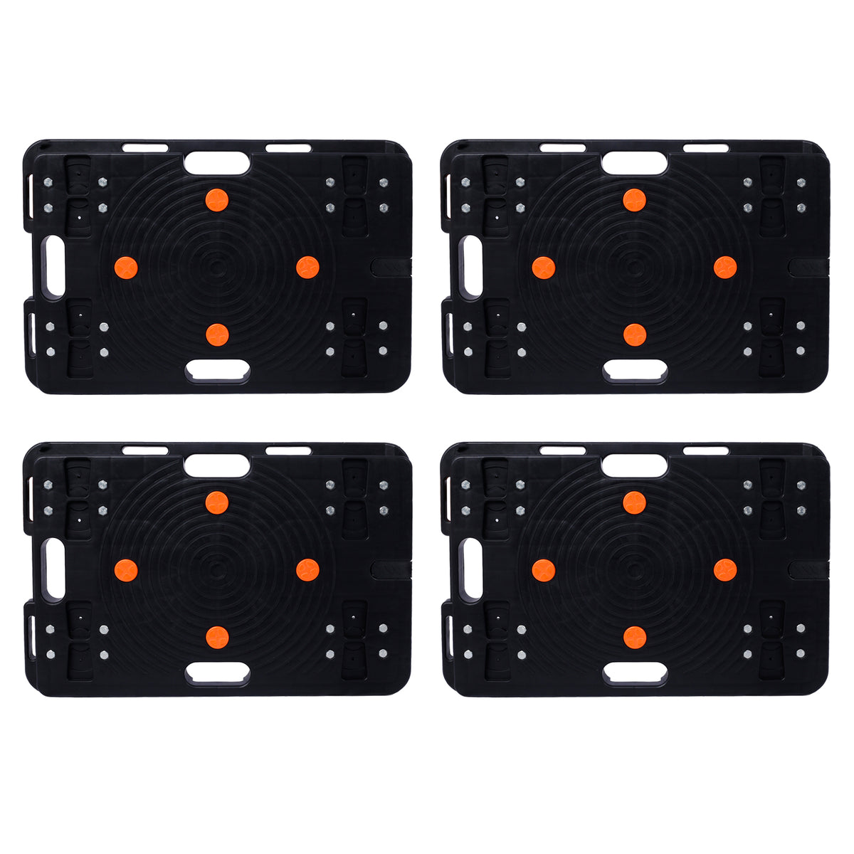 4Pcs Moving Dolly, Heavy Duty Furniture Rolling Mover, Interlocking Moving Dolly with 4 Wheels for Couch Boxes Heavy Items, 23.6 x 15.7 inch 330 Lbs Capacity Each Count