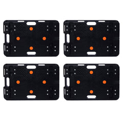 4Pcs Moving Dolly, Heavy Duty Furniture Rolling Mover, Interlocking Moving Dolly with 4 Wheels for Couch Boxes Heavy Items, 23.6 x 15.7 inch 330 Lbs Capacity Each Count