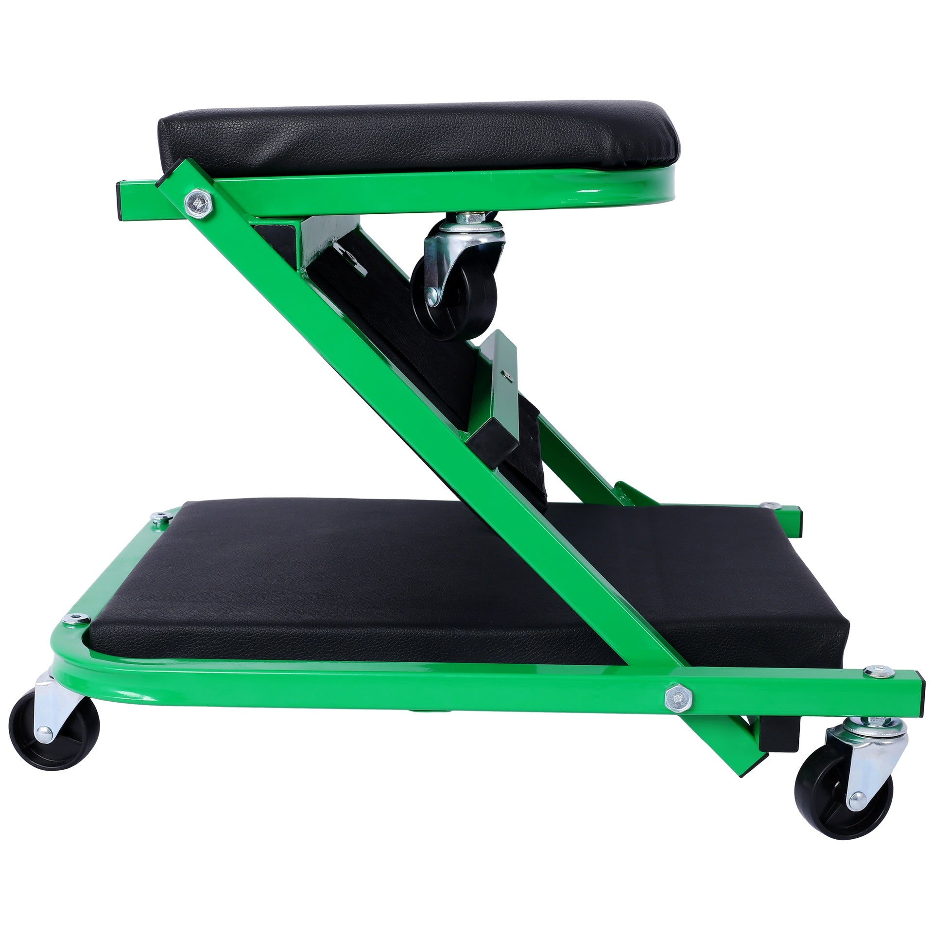 Mechanic Creeper, Garage Gift, 36" Z Creeper Seat, 2 in 1 Mechanic Gifts, 300 lbs Capacity, Low Profile Creeper with 6 pcs Wheels in Garage/Shop for Fathers Day Tool Gift