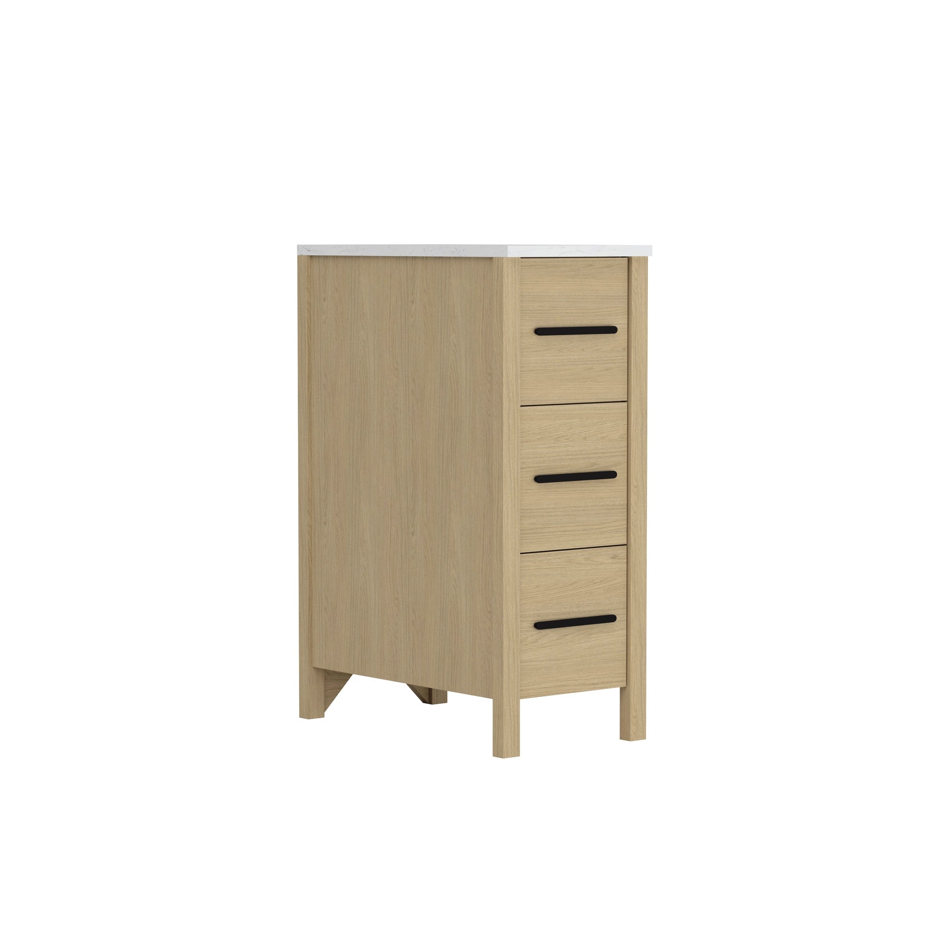 12" Bathroom Vanity Cabinet,Freestangding storage Vanity Cabinet with Countertop