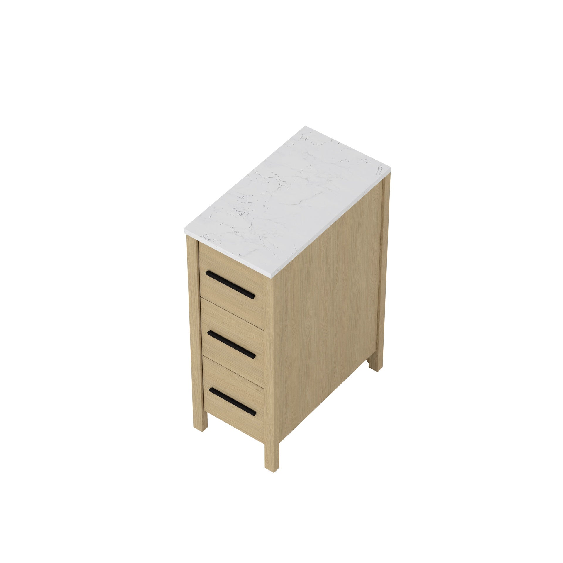 12" Bathroom Vanity Cabinet,Freestangding storage Vanity Cabinet with Countertop