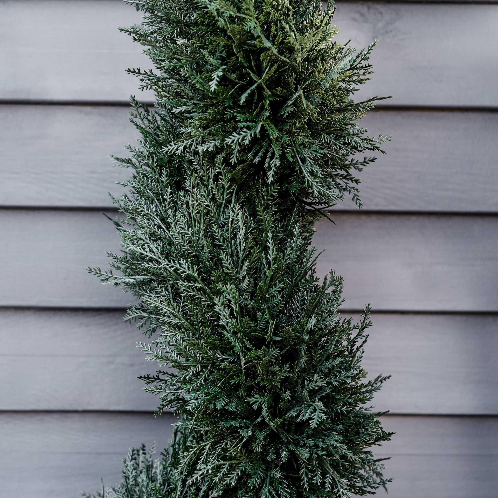 Outsunny 3FT Topiary Artificial Faux Cedar Tree Spiral Fake Plant, Pre-potted & Features High-Quality Detailed Look for Indoor or