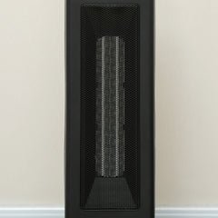 HOMCOM 31" Freestanding Electric Heater with Oscillation, Remote Control & 12H Timer for Indoors, 1400W, Black