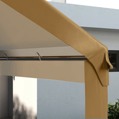 Outsunny 10 x 20ft Carport Roof, UV Resistant Canopy Replacement, Fits 84C-378V00 and 84C-206 Series, Beige