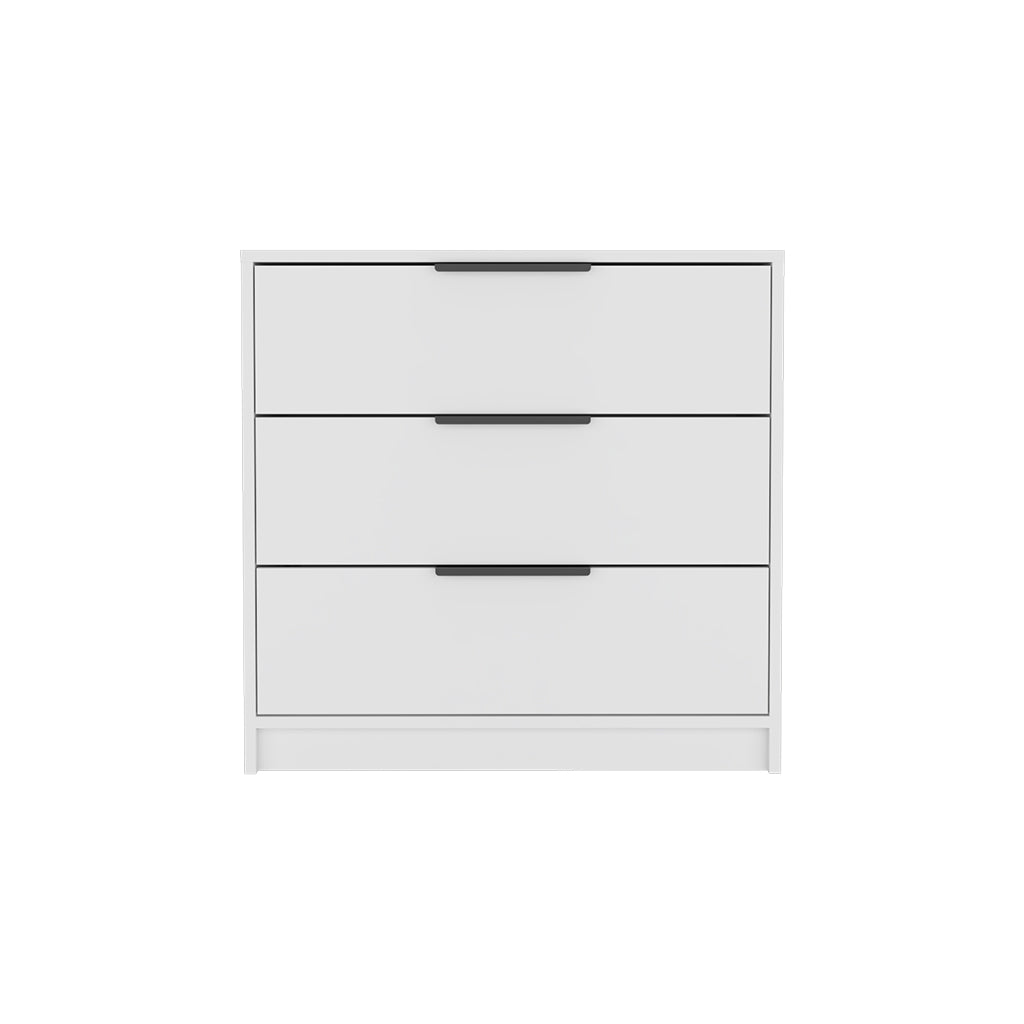 Kaia 3 Drawers Dresser, Superior Top -White