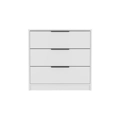 Kaia 3 Drawers Dresser, Superior Top -White