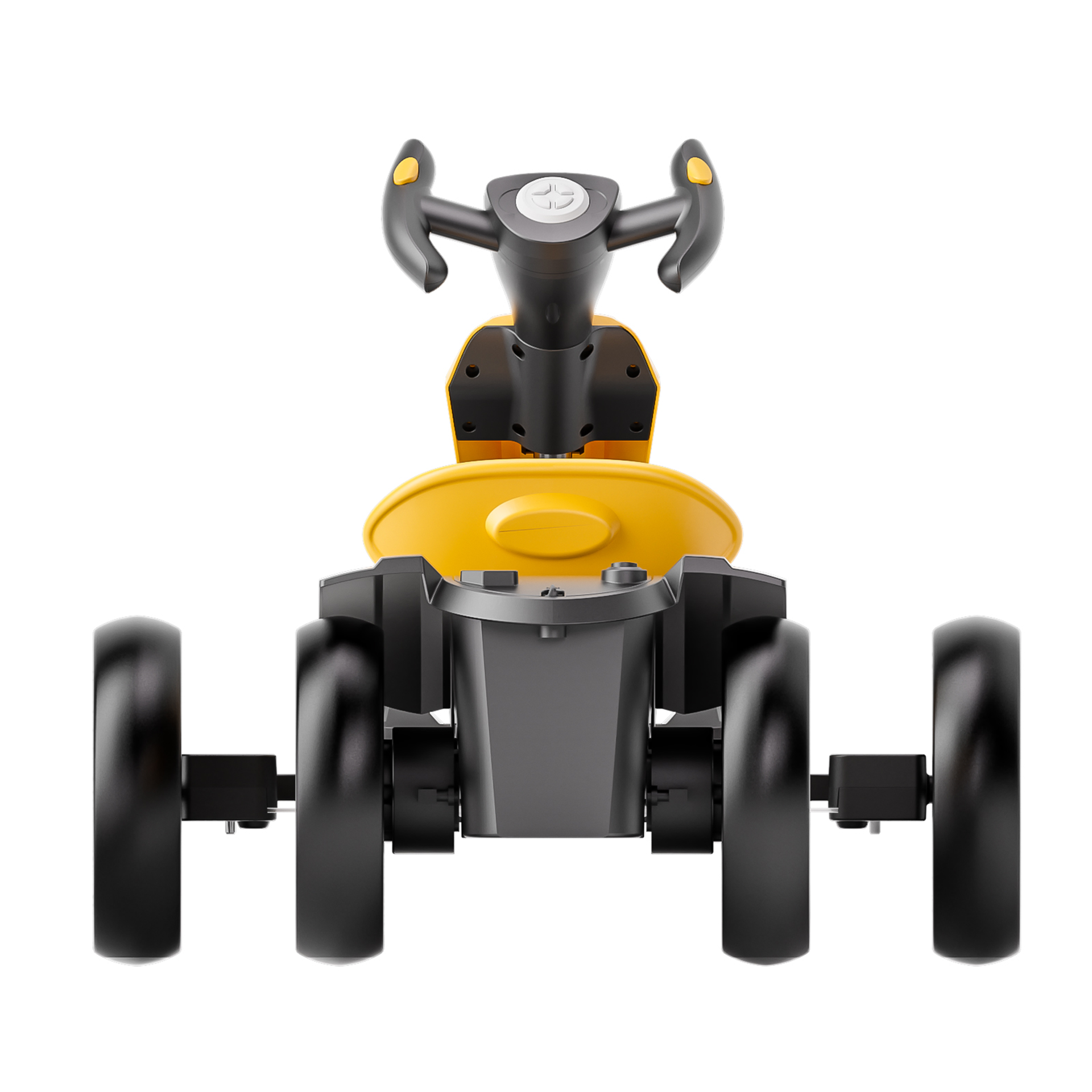 12V electric Kids Pedal Go Kart, Folder Go Kart, Outdoor Ride on Toy with Adjustable Seat, 4 Non-Slip EVA Wheels for Boys and Girls For Age 3-8 Years Old (Yellow)