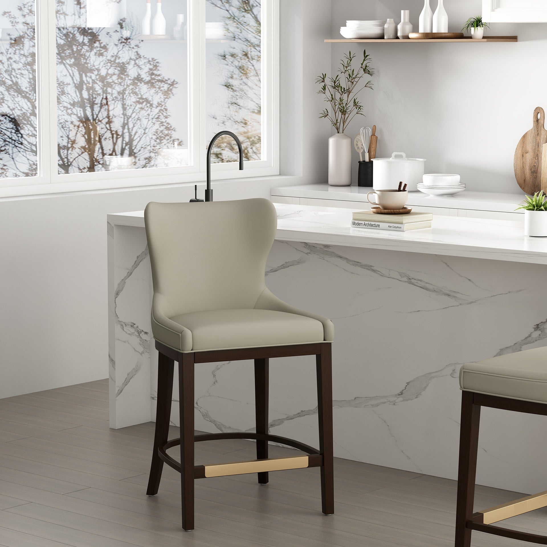 Counter Stool in Stone