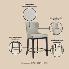 Counter Stool in Stone