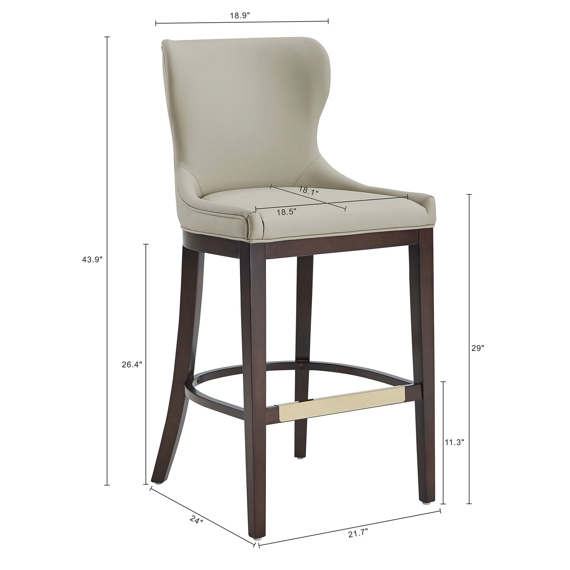 Barstool in Stone