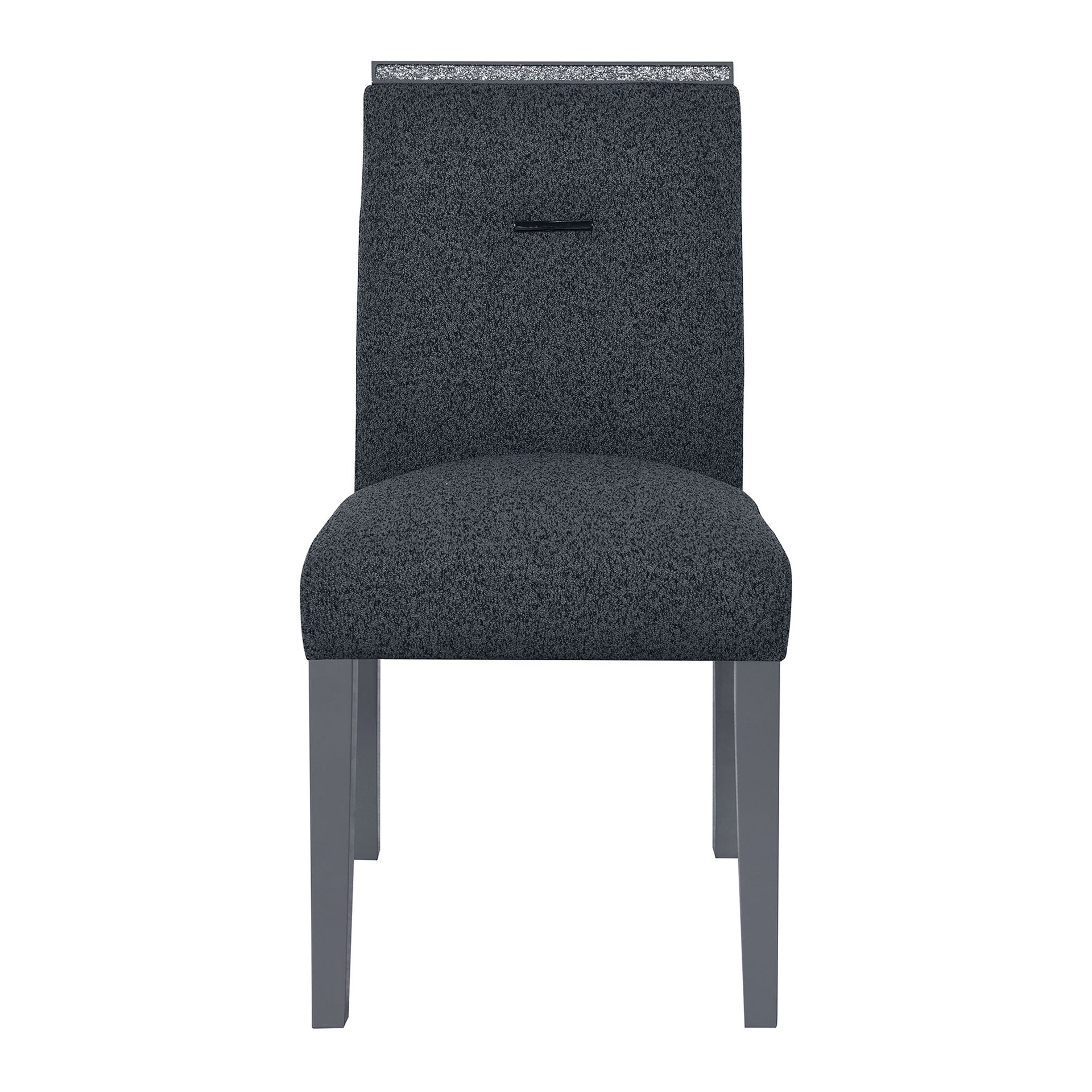 ARIYA DARK GREY DINING TABLE AND CHAIR SET