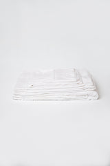 Omne Sleep 4-Piece White Brushed Microfiber Short Queen Hypoallergenic Sheet Set