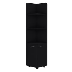 Freestanding Cabinet Kairatu, Bathroom, Black