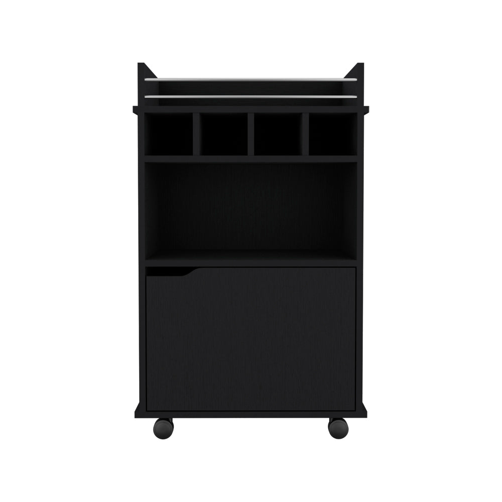Bar Cart Kinsley, Living Room, Black