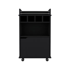Bar Cart Kinsley, Living Room, Black