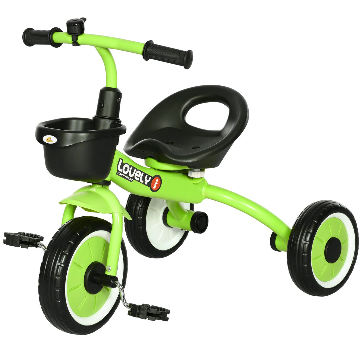 Qaba Tricycle for Kids Age 2-5, Toddler Bike for Children, Green
