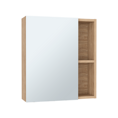 Labelle Medicine Cabinet With Mirror, Five Internal Shelves, Single Door -Pine