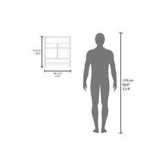Optim Medicine Cabinet with towel holder 17.4" Wide Medice Cabinet Organizer with Two interior Shelves and Tower Holder for Bathroom, Kitchen, Mudroom