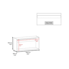 Zurich Wall Cabinet, Double Door, Wide, One Shelf, Kitchen, Storage Cabinet, Black