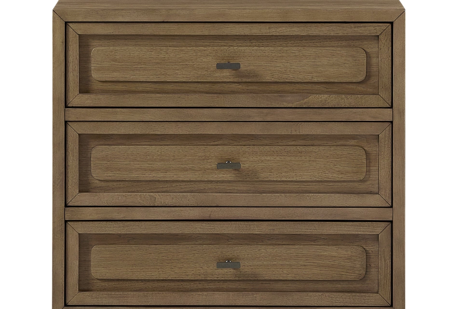 3-Drawer Nightstand - Almond