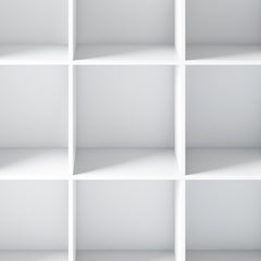 Artisan - 9 Cube Bookcase and Storage Unit - White