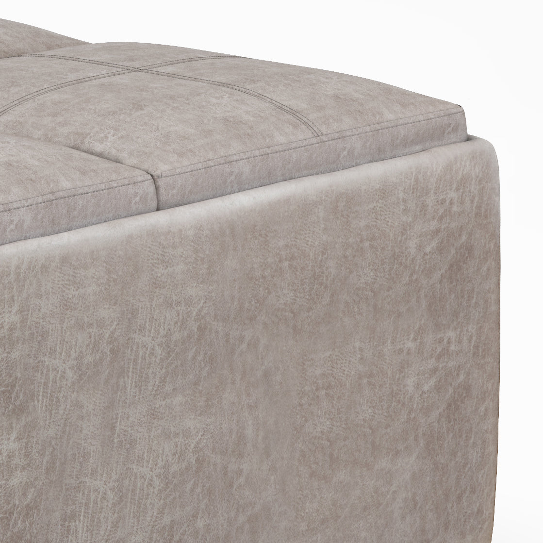 Avalon Square Coffee Table Storage Ottoman