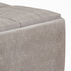 Avalon Square Coffee Table Storage Ottoman