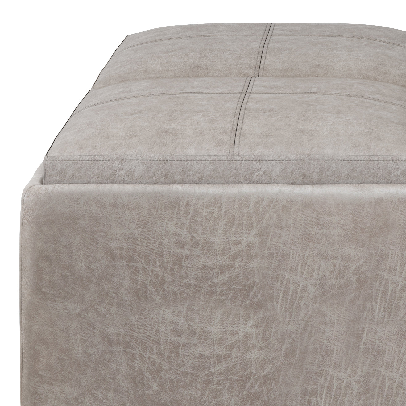 Avalon Square Coffee Table Storage Ottoman