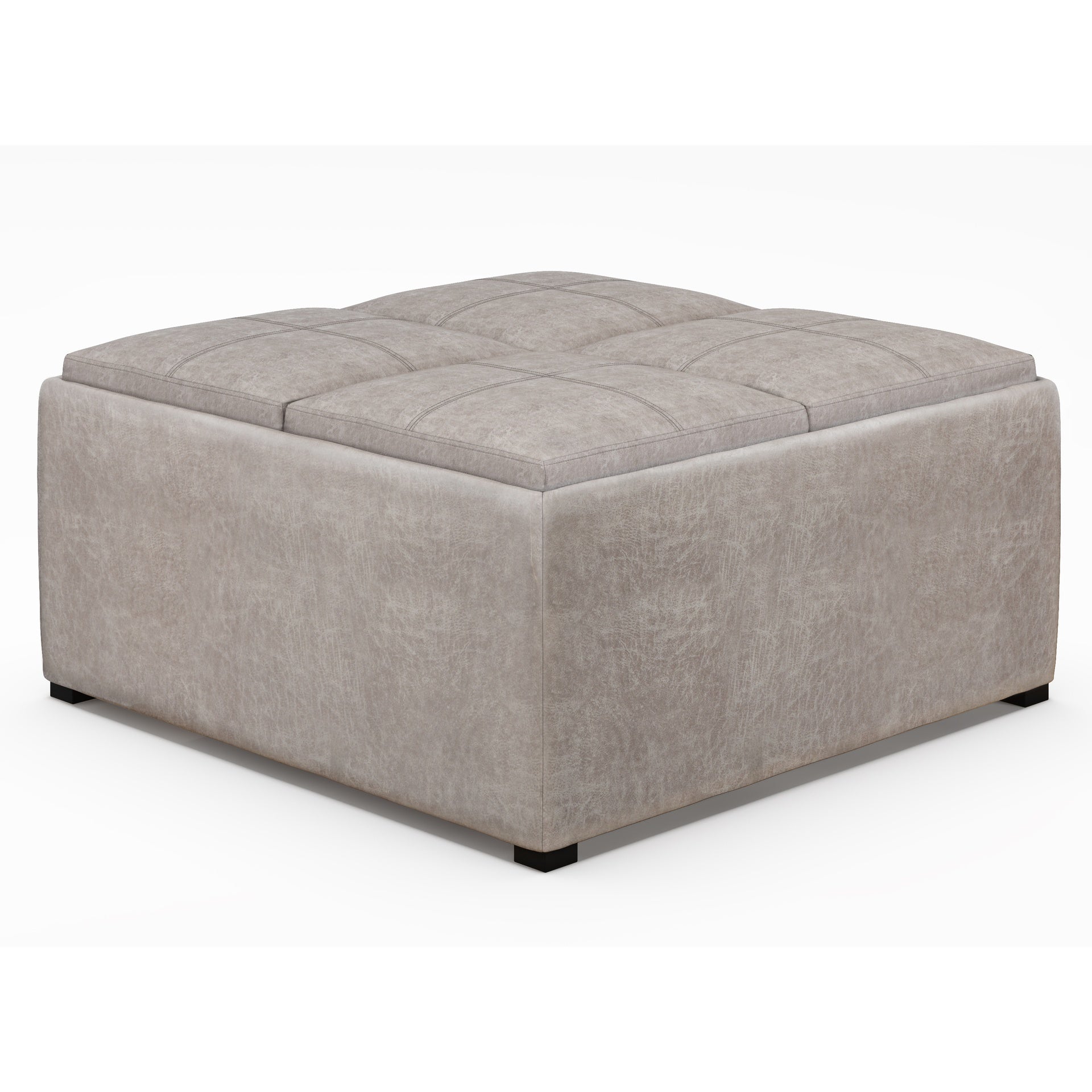 Avalon Square Coffee Table Storage Ottoman