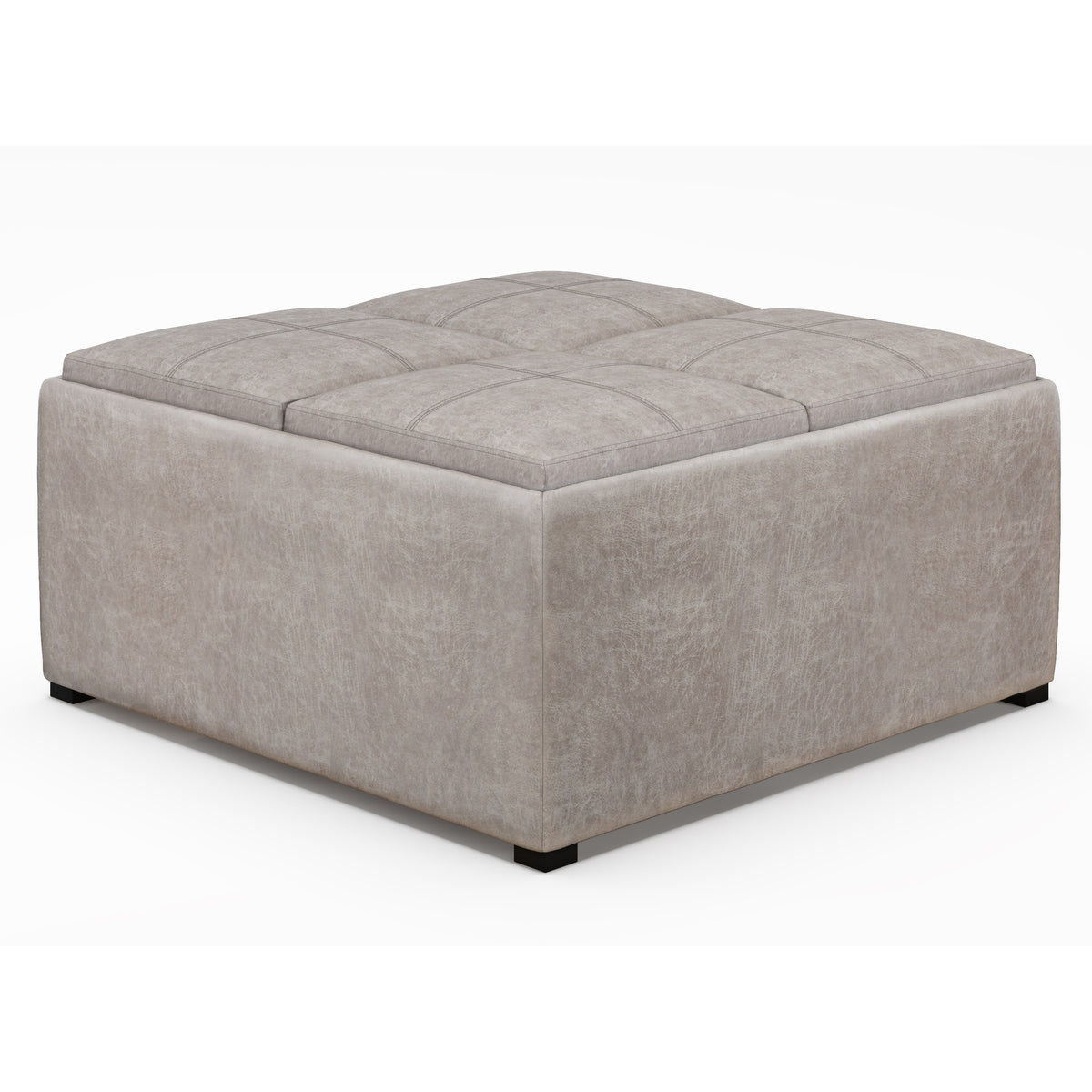 Avalon Square Coffee Table Storage Ottoman