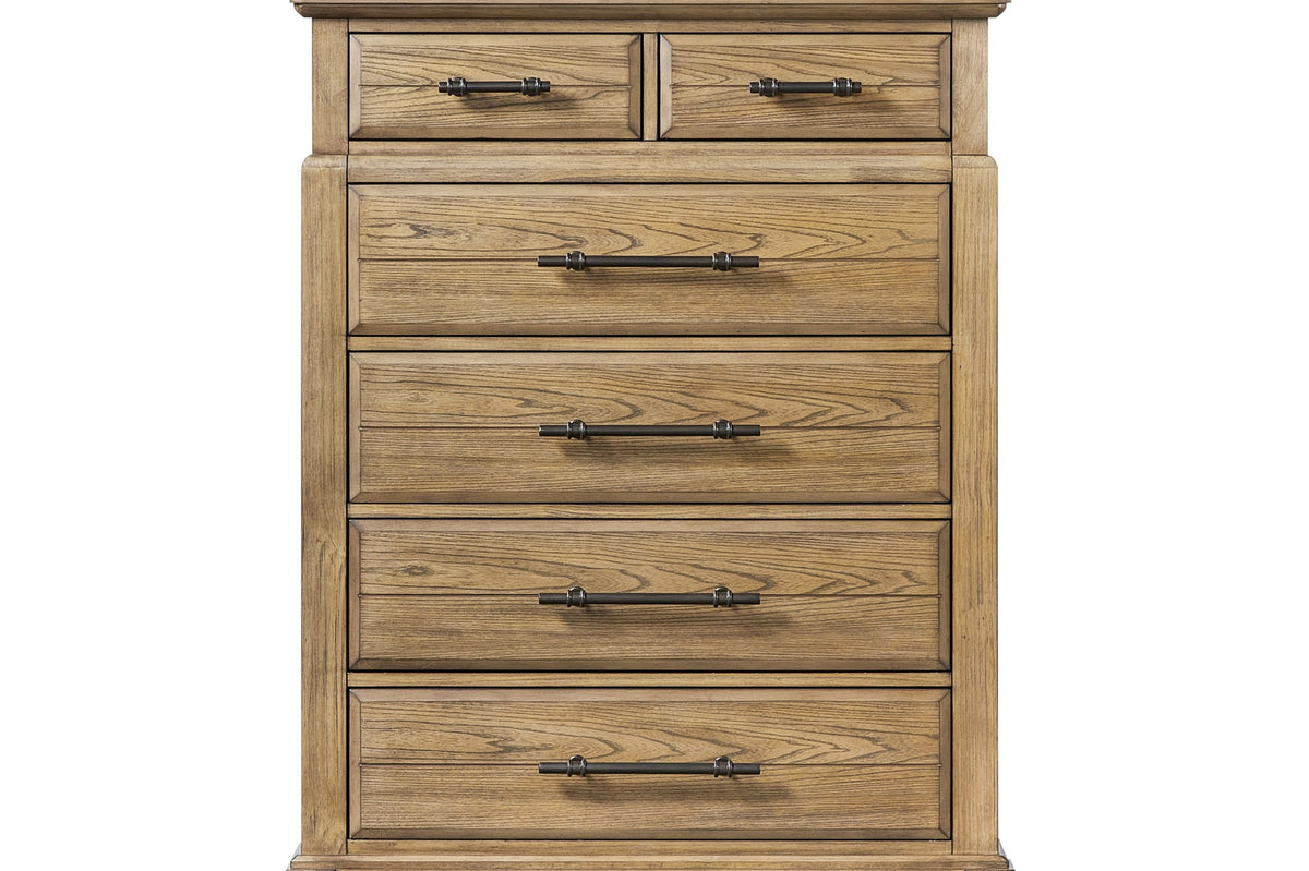 6-Drawer Chest - Caramel Finish