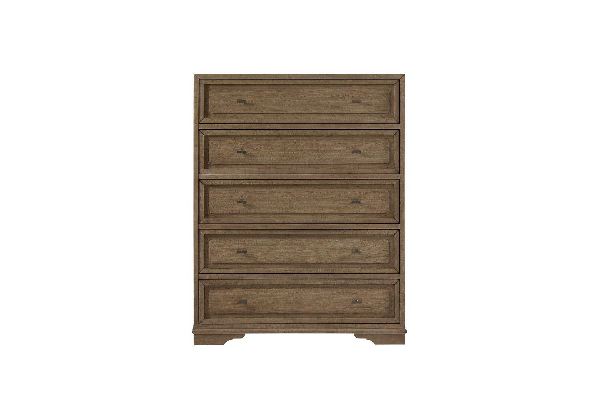 5 Drawer Hickory Chest - Almond