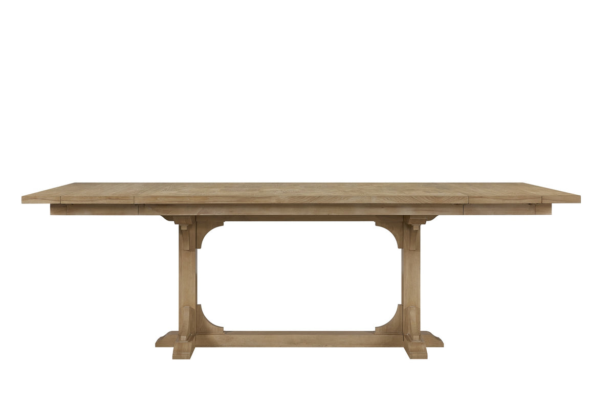 Counter Height Trestle Table - Cashew
