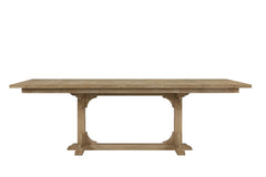 Counter Height Trestle Table - Cashew