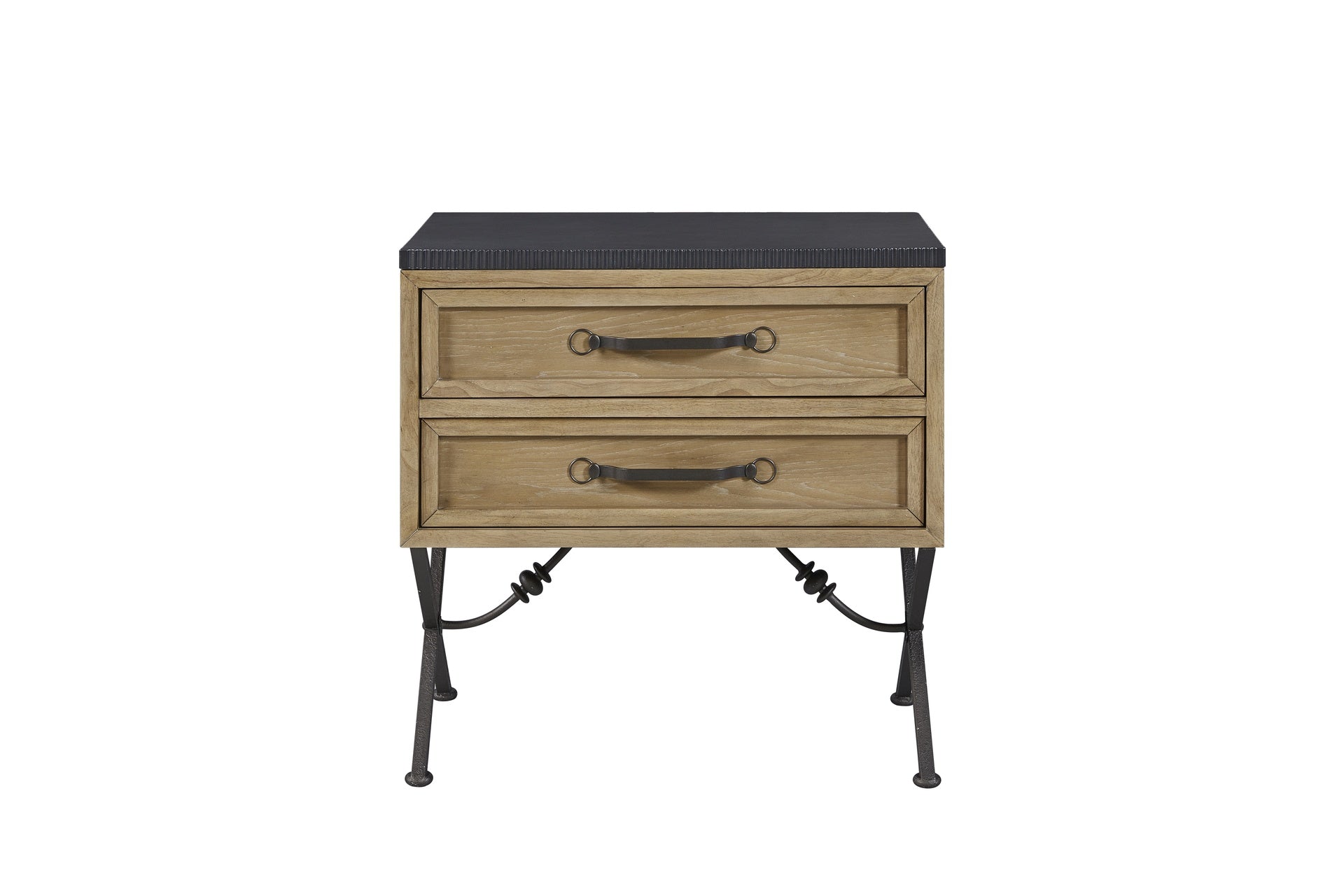 2 Drawer Nightstand - Cashew