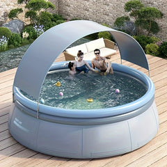 141.73in*29.92in     outdoor inflatable swimming pool