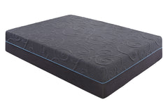 14-inch Eastern King Size Bed Mattress Gel-Infused Memory Foam Hybrid Mattress, Dark Gray, Mattress in a Box, Medium Firm Comfort
