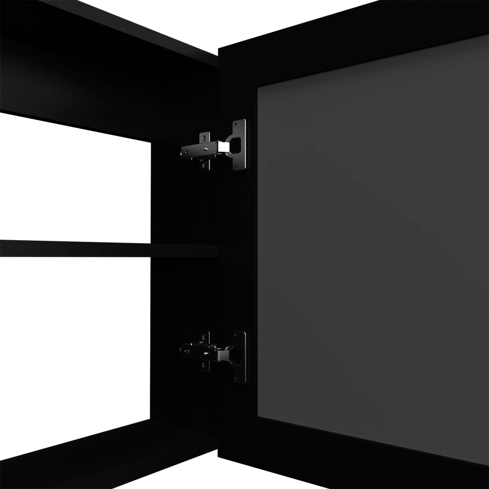 Medicine Cabinet Hailey, Bathroom, Black