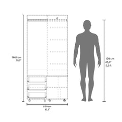 Ursine Armoire, Bedroom, White