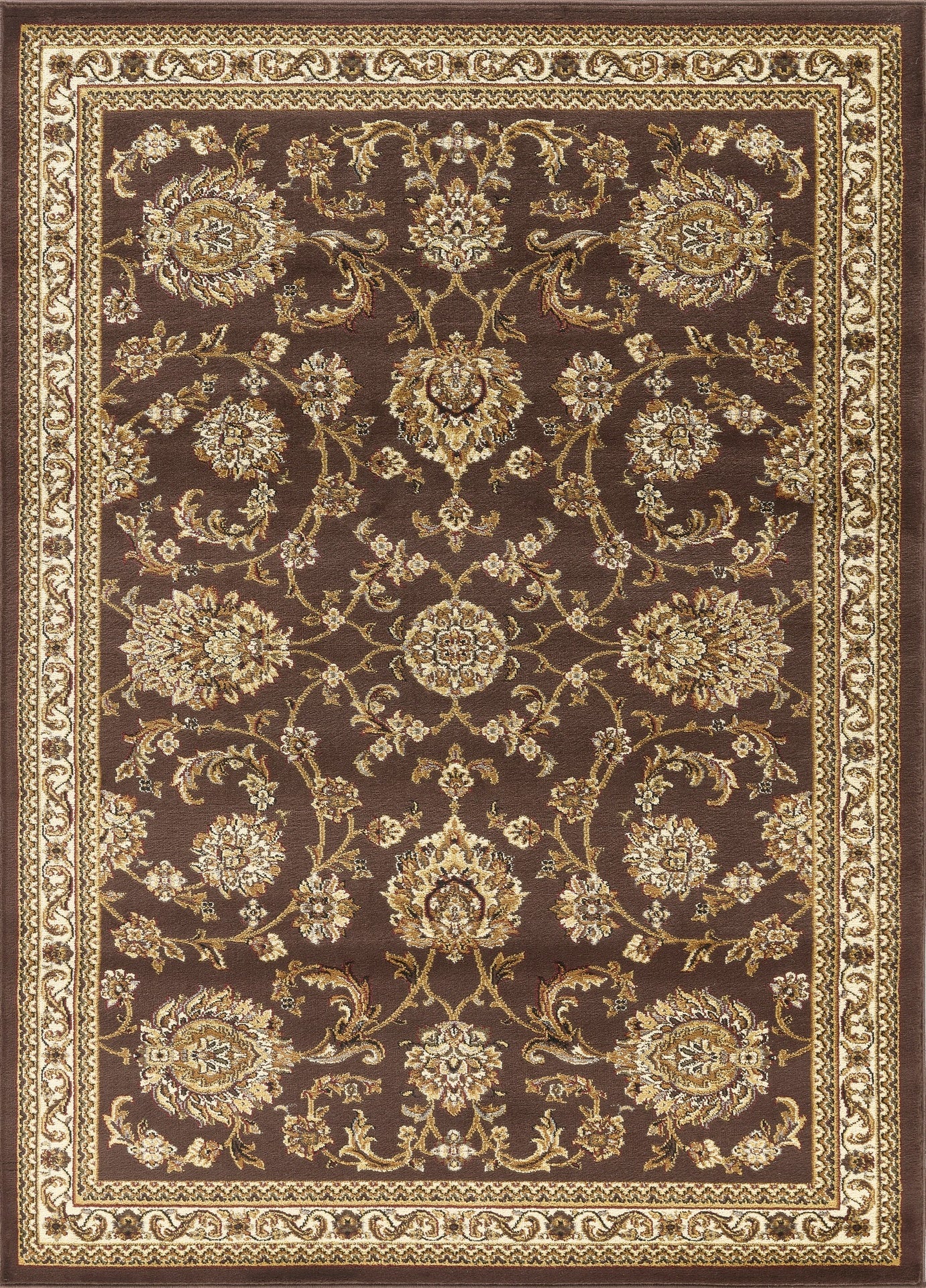 Classic GC_VIN5013 Brown 5 ft. 3 in. x 7 ft. 3 in. Area Rug