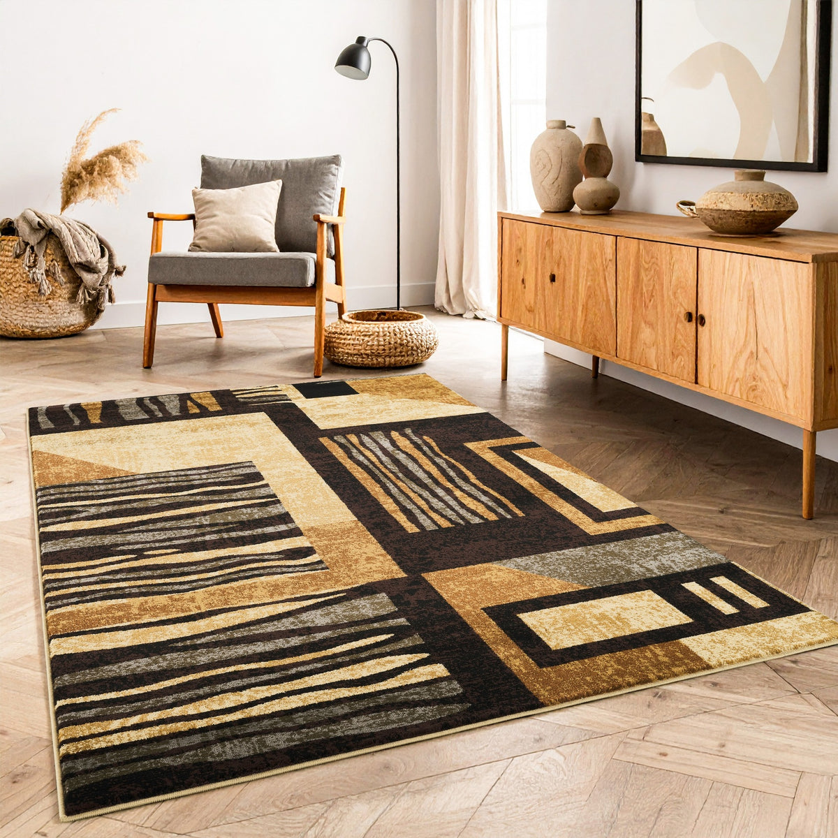 Bristol GC_DYN7095 Multi 5 ft. 3 in. x 7 ft. 3 in. Area Rug