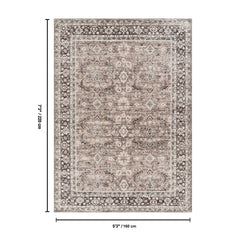 Majestic GC_RYL1004 Brown 5 ft. 3 in. x 7 ft. 3 in. Area Rug