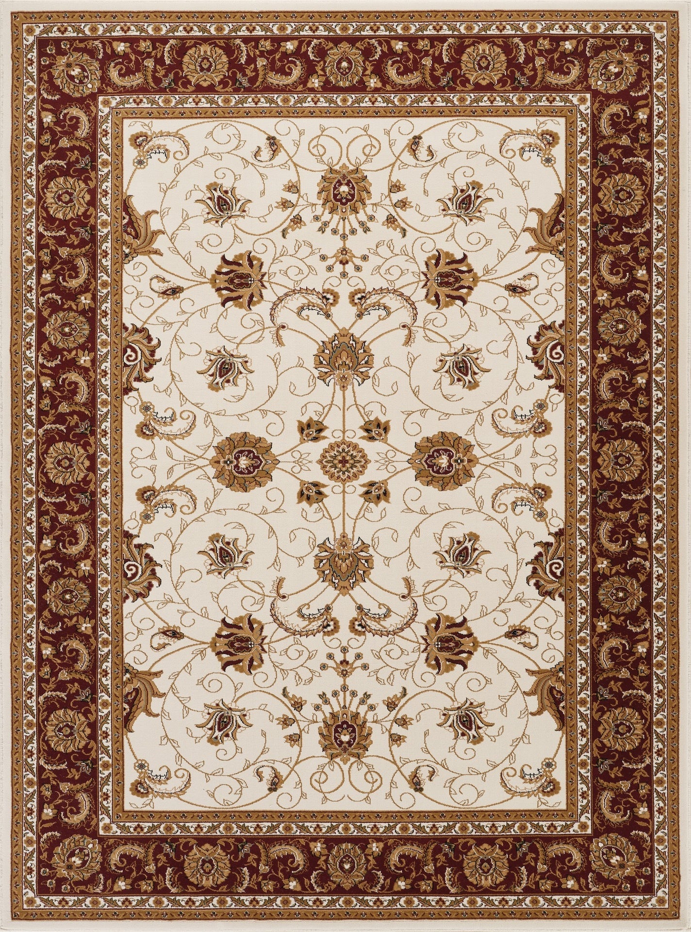 Manchester GC_HER5002 Ivory 2 ft. x 3 ft. Area Rug