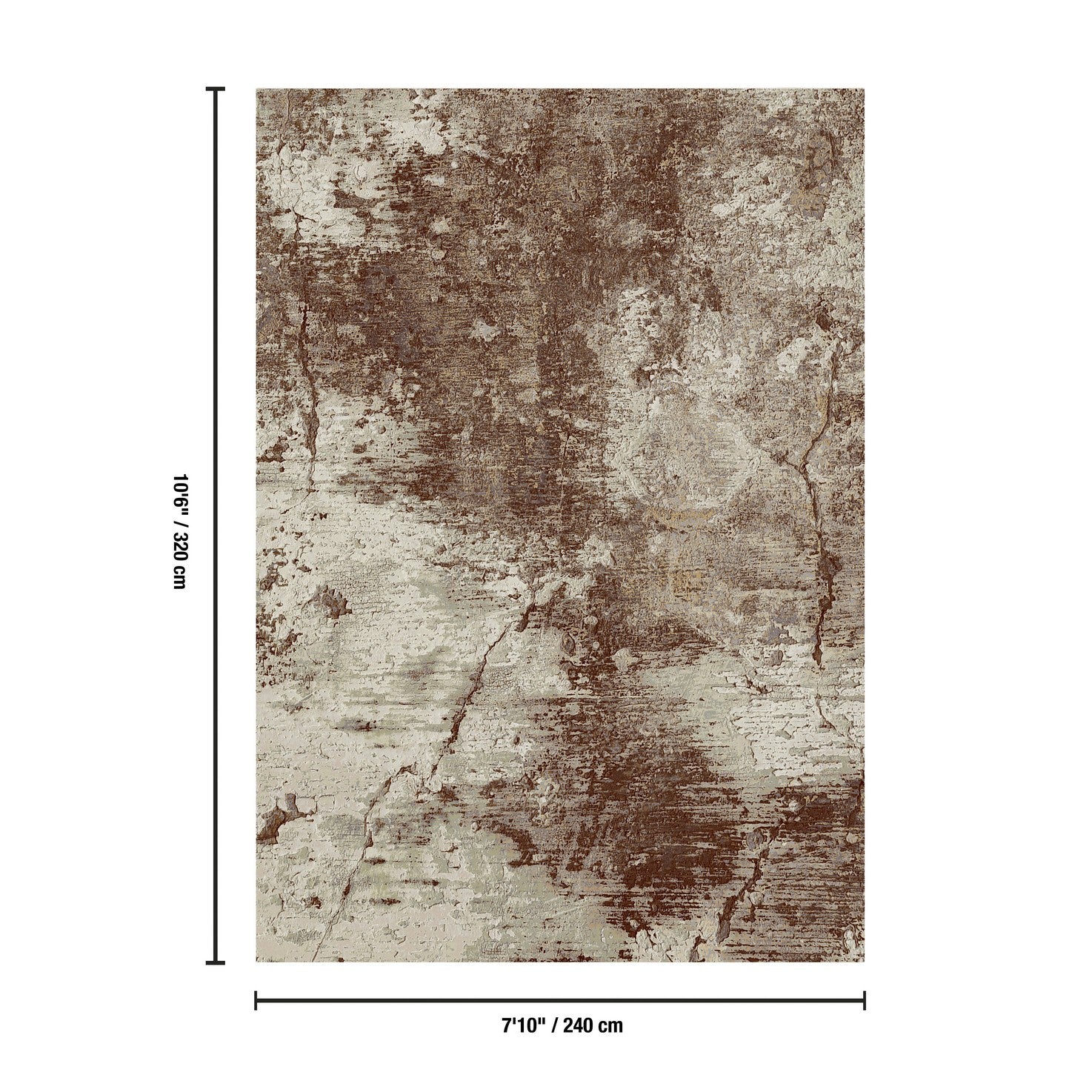 Artistic GC_TRE8017 Taupe 7 ft. 10 in. x 10 ft. 6 in. Area Rug