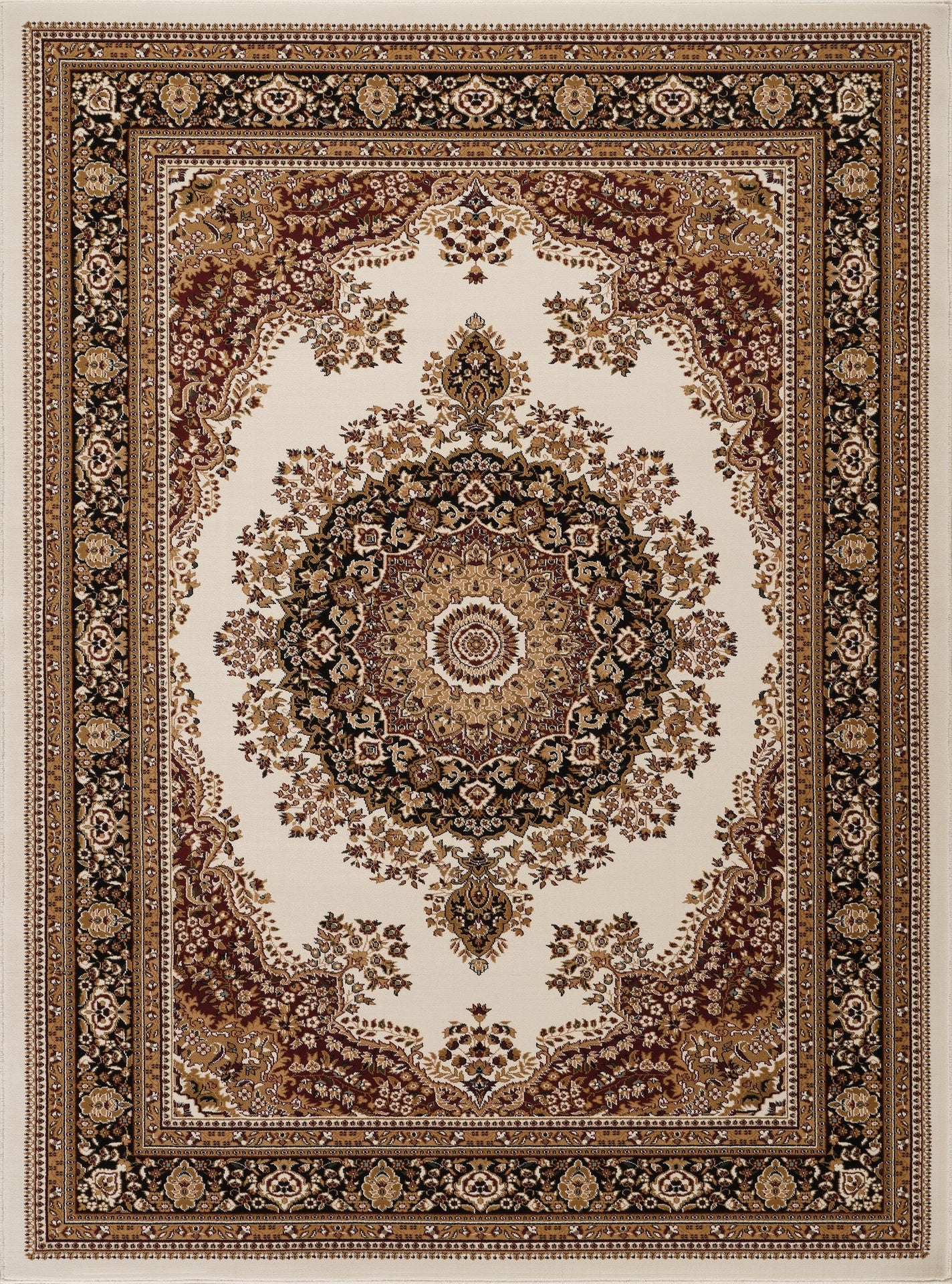 Manchester GC_HER5006 Ivory 2 ft. x 3 ft. Area Rug
