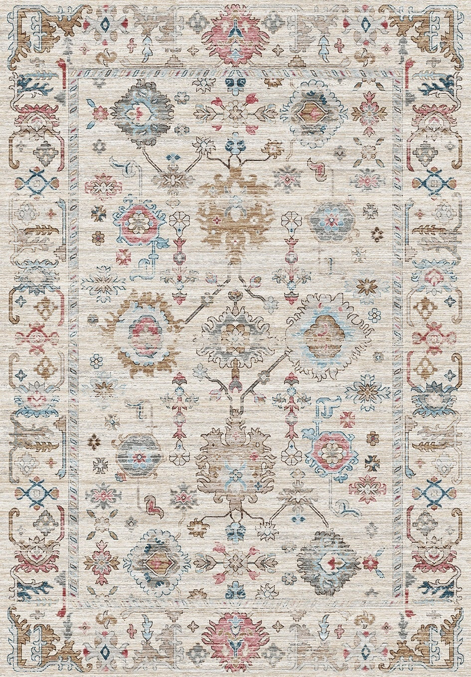Oxford GC_NBL2011 Multi 2 ft. x 3 ft. Area Rug