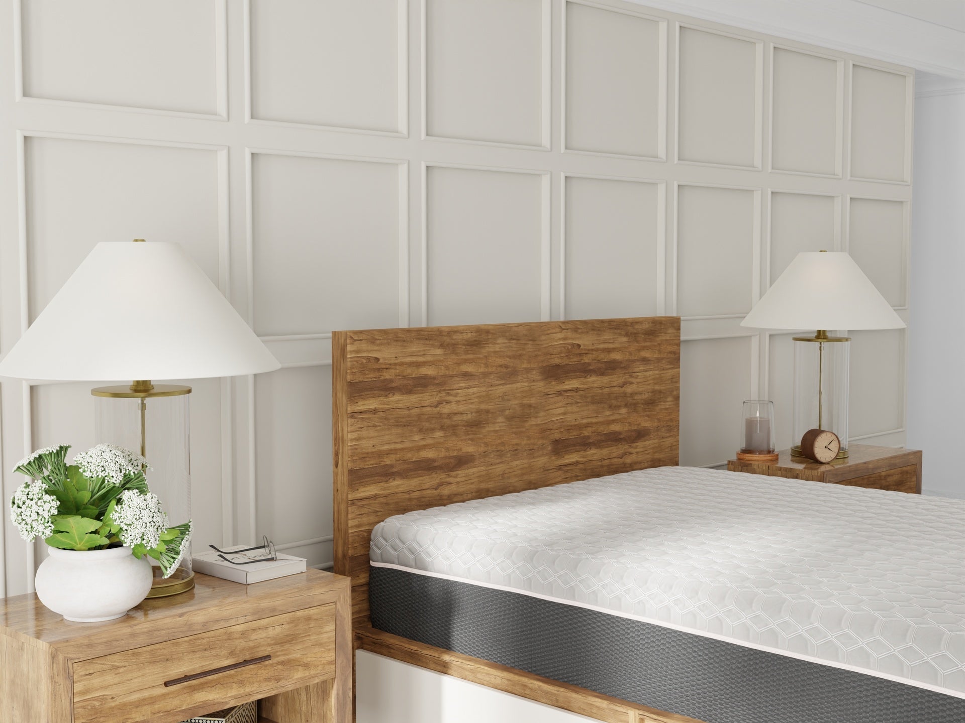 Copper Infused Hybrid 12 Inch Soft Memory Foam Queen Mattress