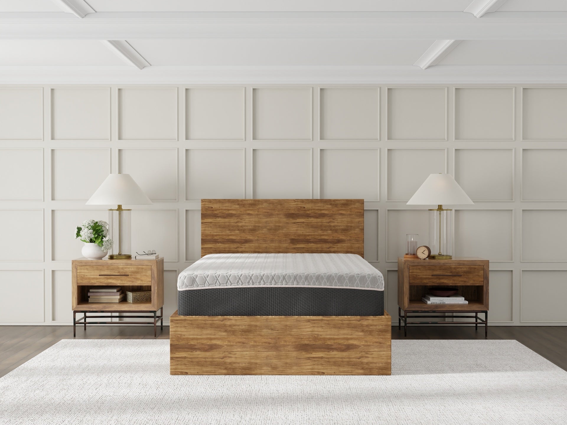 Copper Infused Hybrid 12 Inch Soft Memory Foam Queen Mattress