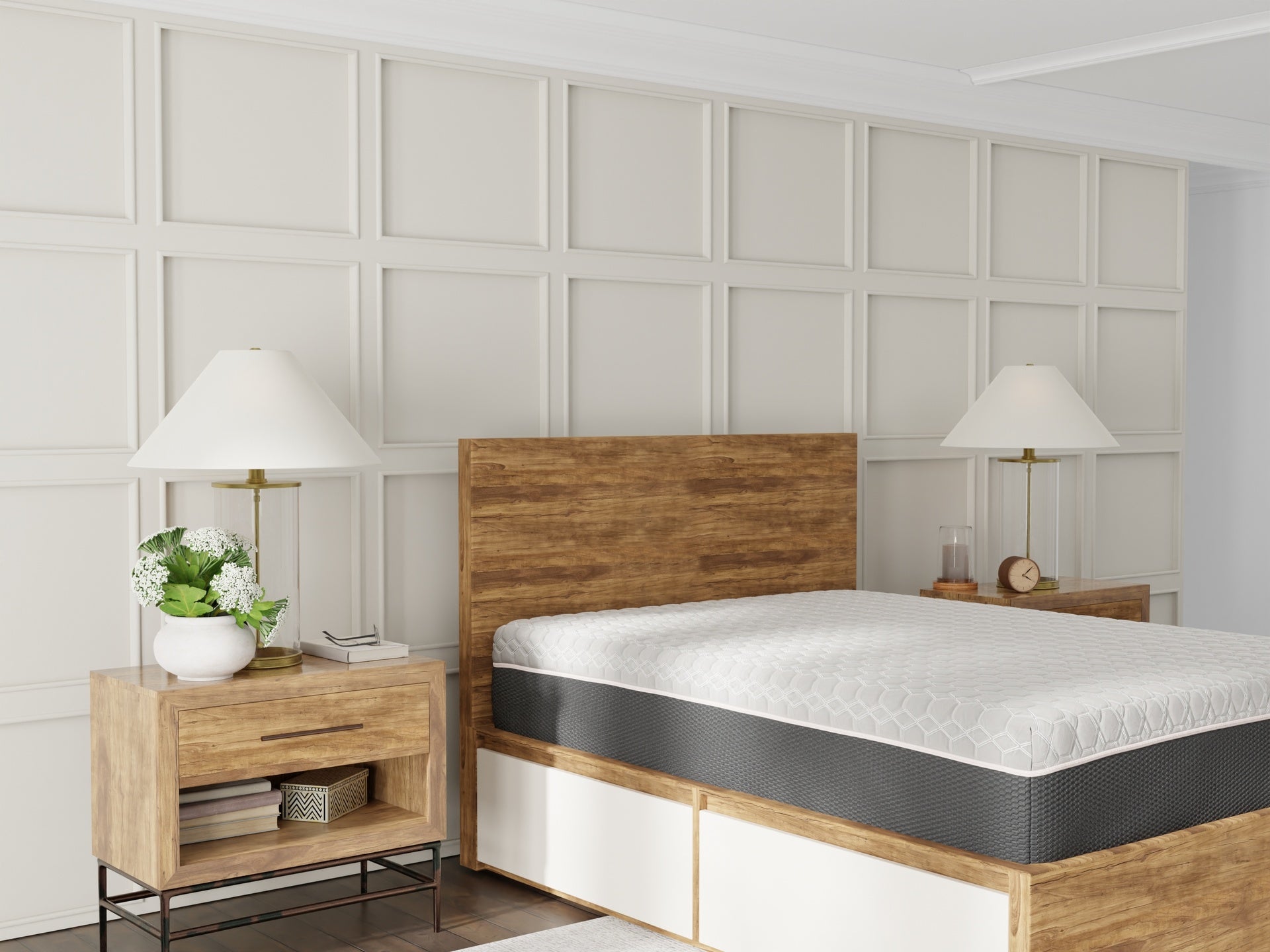 Copper Infused Hybrid 12 Inch Soft Memory Foam Queen Mattress